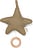 Pendente Star color verde oliva con carillon