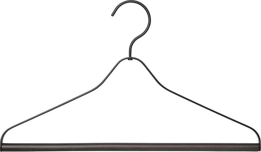 Perchas Ferm Living, negras, Pack de 3