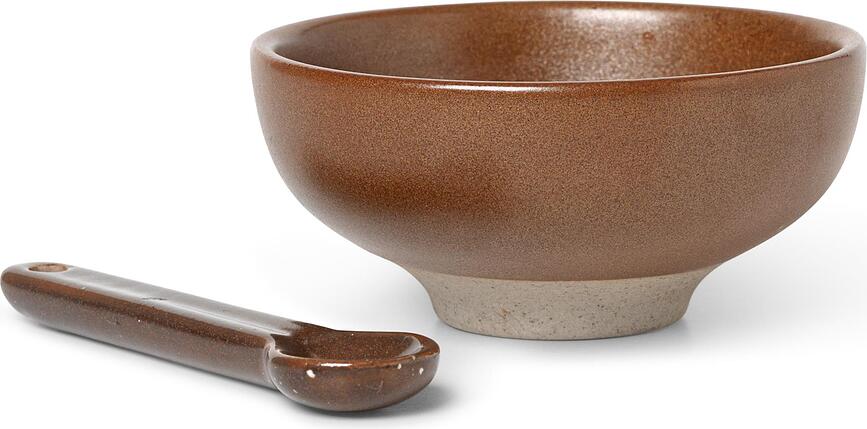 Petite Salière avec cuillère, Set 2 pièces