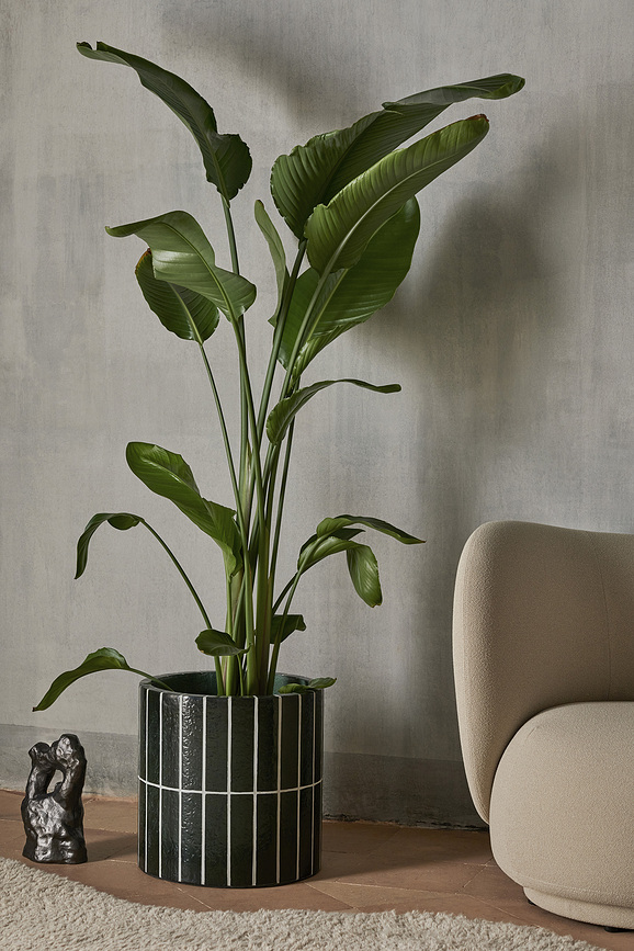 Pillar Cache-pot, vert foncé