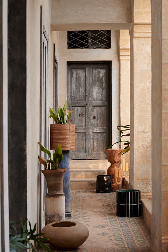 Pillar Ukrasna Posuda tamnozelena