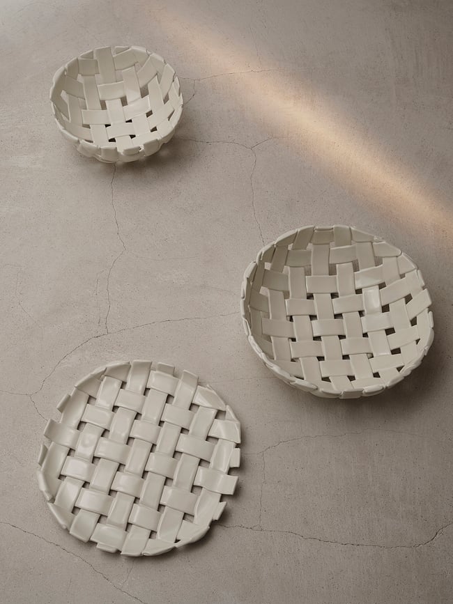 Plait Tanjur za Posluživanje 30 cm prljavo bijeli