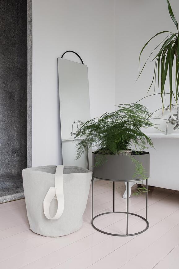 Plant Box Ζαρντινιέρα στρογγυλή, ανοιχτό γκρι