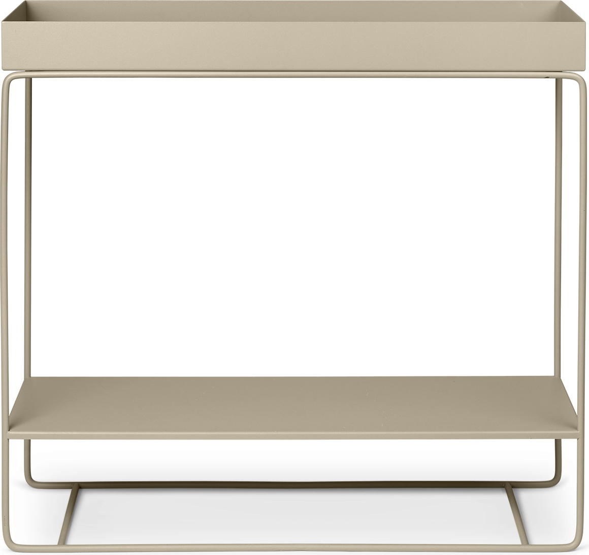 Plant Box Two-Tier Konsole sandfarbig