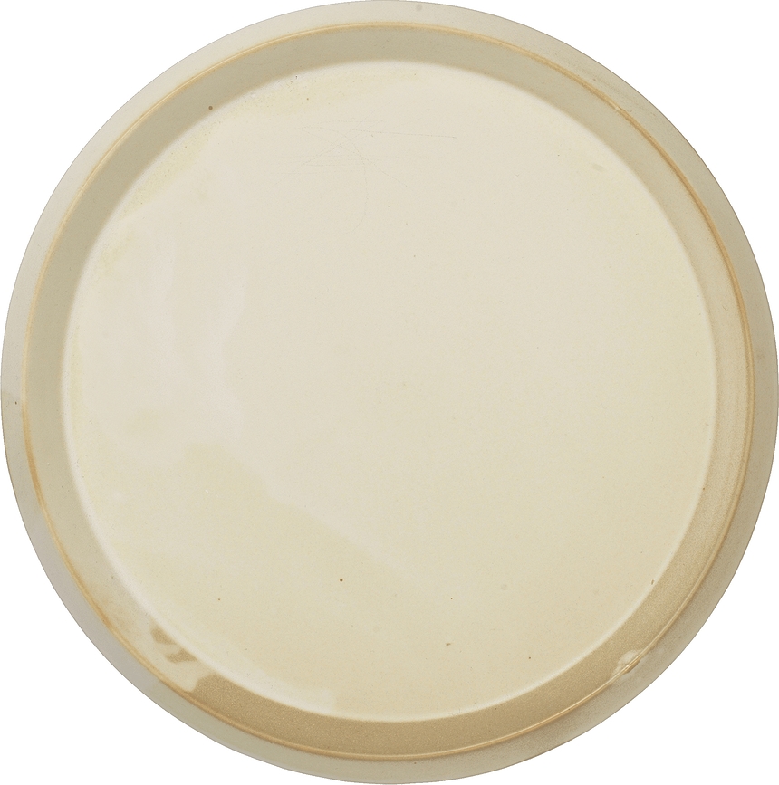 Plato llano Erena, 29 cm, crema