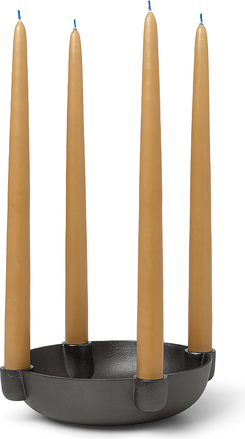 Bandeja Portavelas de aluminio Ferm Living, 20 cm