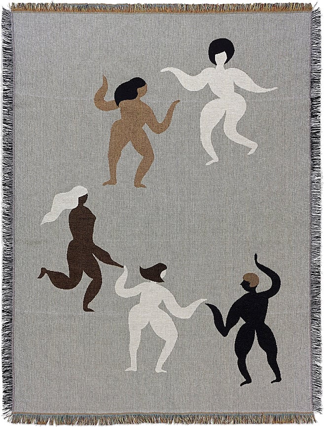 Pledas Tapestry pilkos spalvos 120 x 170 cm