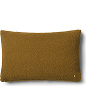 Poduszka dekoracyjna Wool Boucle 40 x 60 cm brązowa