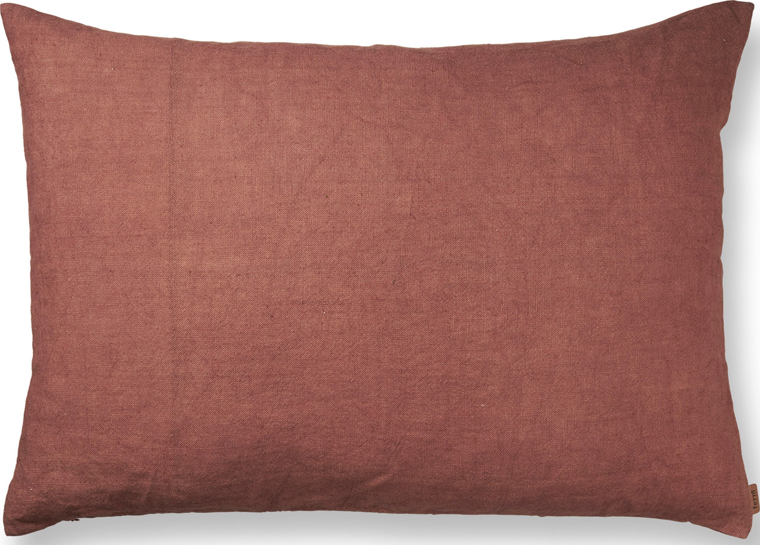 Poduszka Heavy Linen 40 x 60 cm zgaszona czerwień