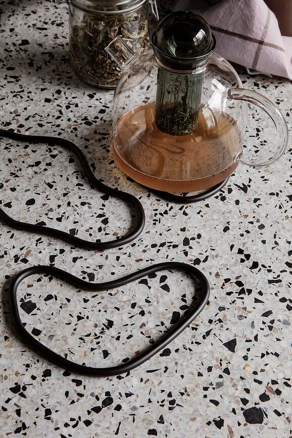 Pond Βάσεις για ζεστά σκεύη, χρυσές, 3 τμχ