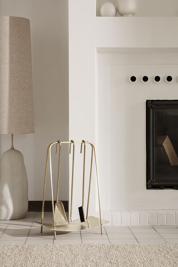 Port Set za kamin crni