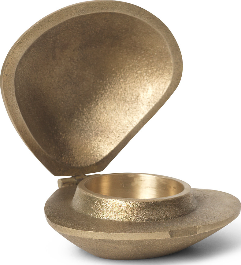 Portavelas Clam, para velas de té