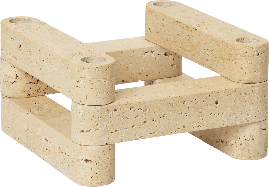 Portavelas modulares Newel, para velas clásicas, Set de 6 piezas