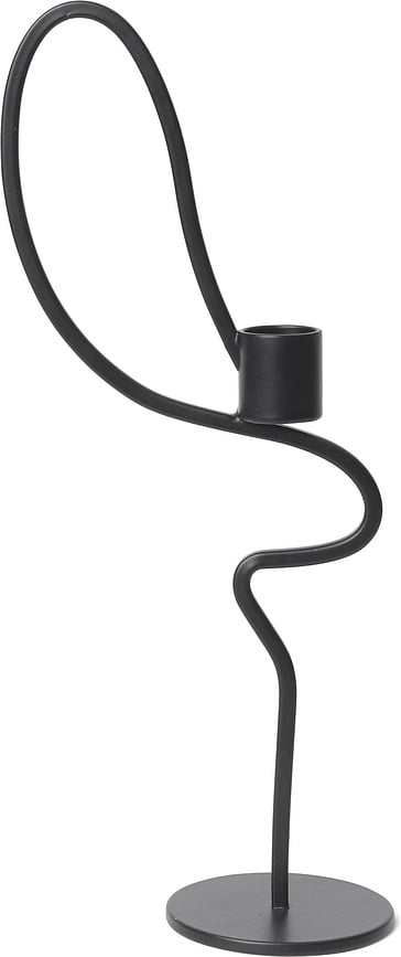 Portavelas para vela clásica Valse, bajo, 18,4 cm