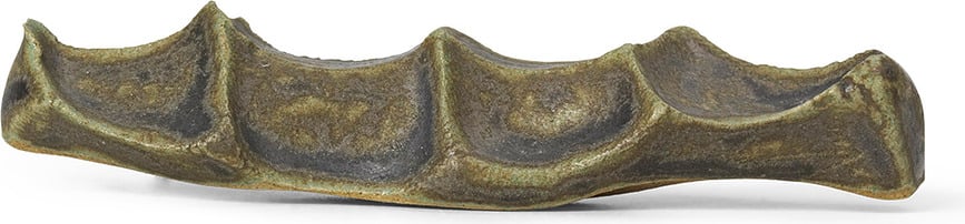 Posacubiertos Serre, verde musgo, 4 unidades