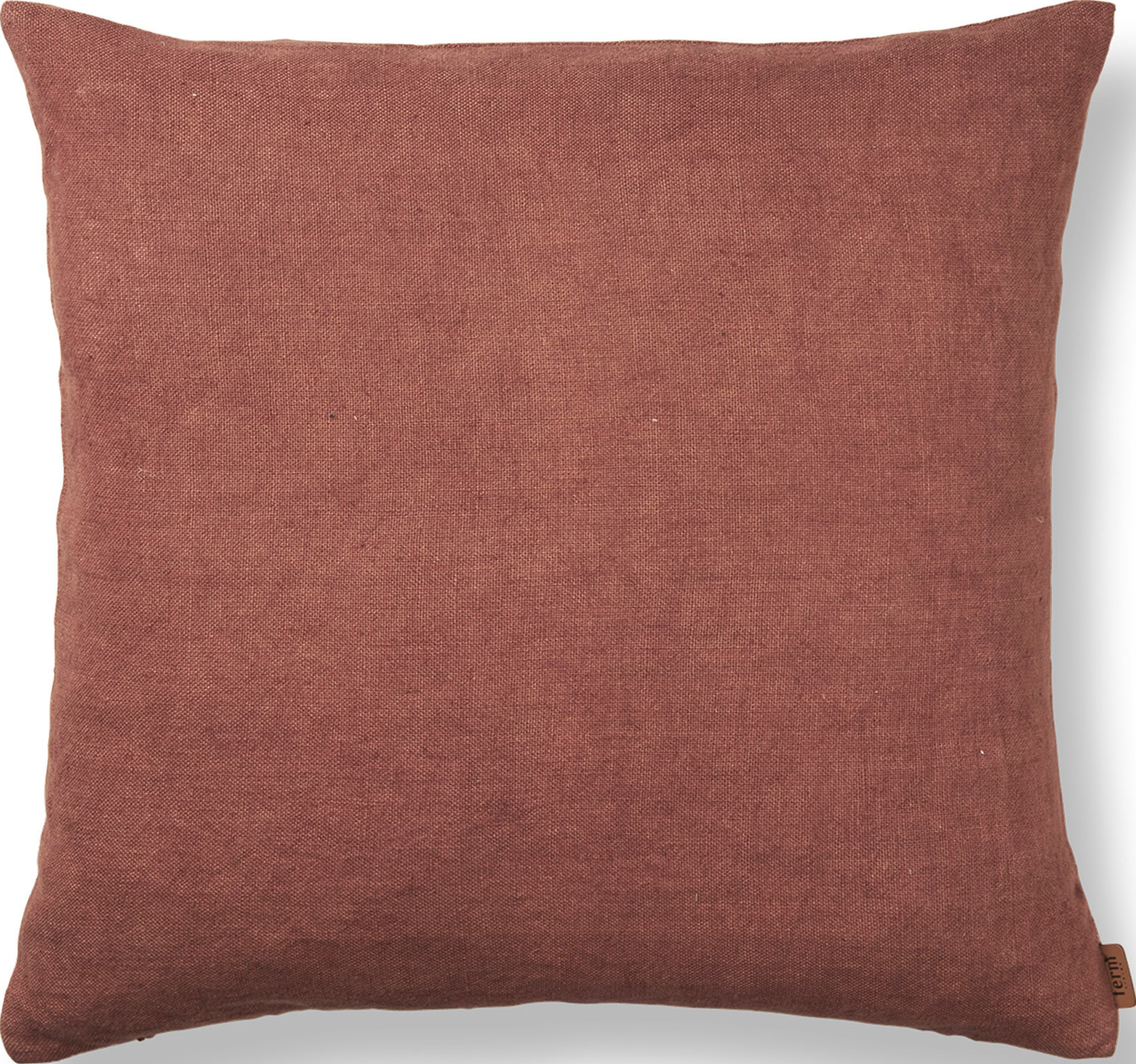 Poszewka na poduszkę Heavy Linen 50 x 50 cm zgaszona czerwień