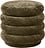 Puf Round Velvet ciemnozielony