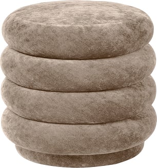 Puf Round Velvet