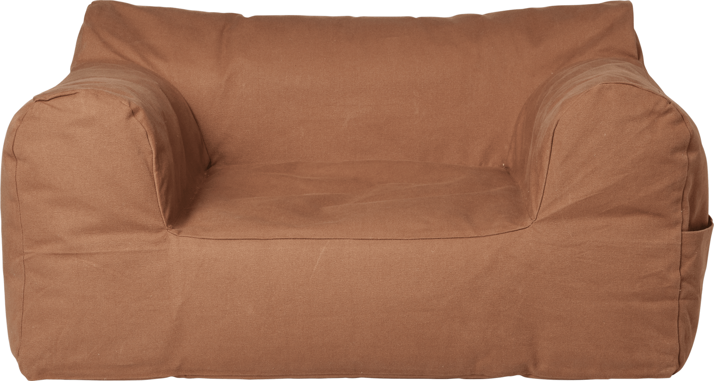 Ferm Living Pufs Billow, oranžs