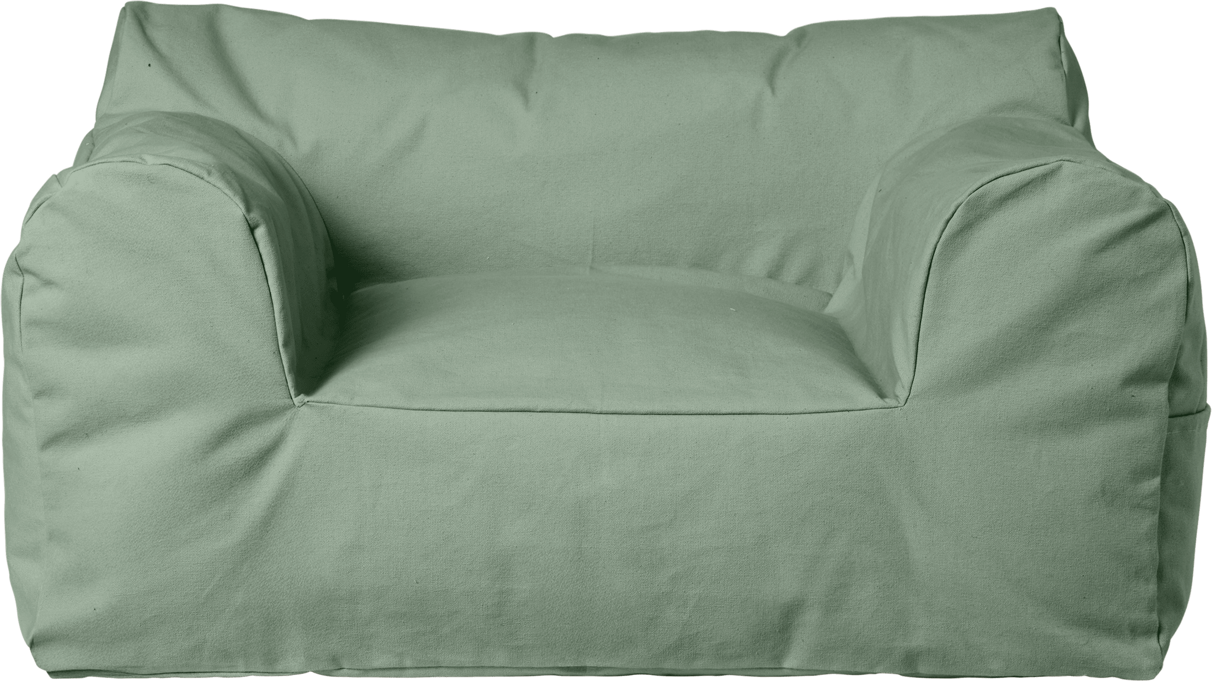 Ferm Living Pufs Billow, zaļā tēja