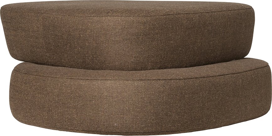 Pufs Plyo Ottoman 37 x 93 cm, tumši brūns