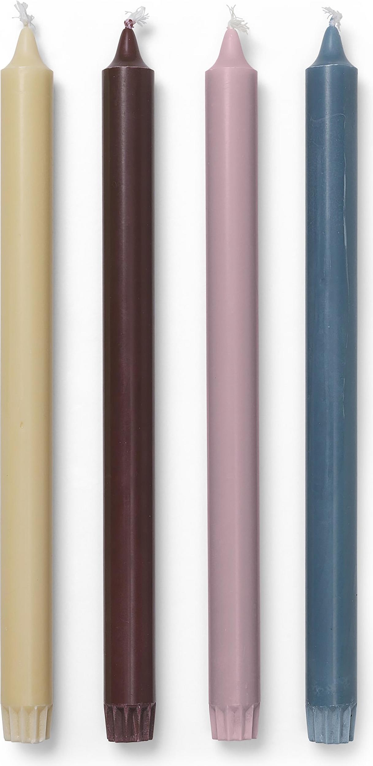 Pure Kerzen bunt 4 St.