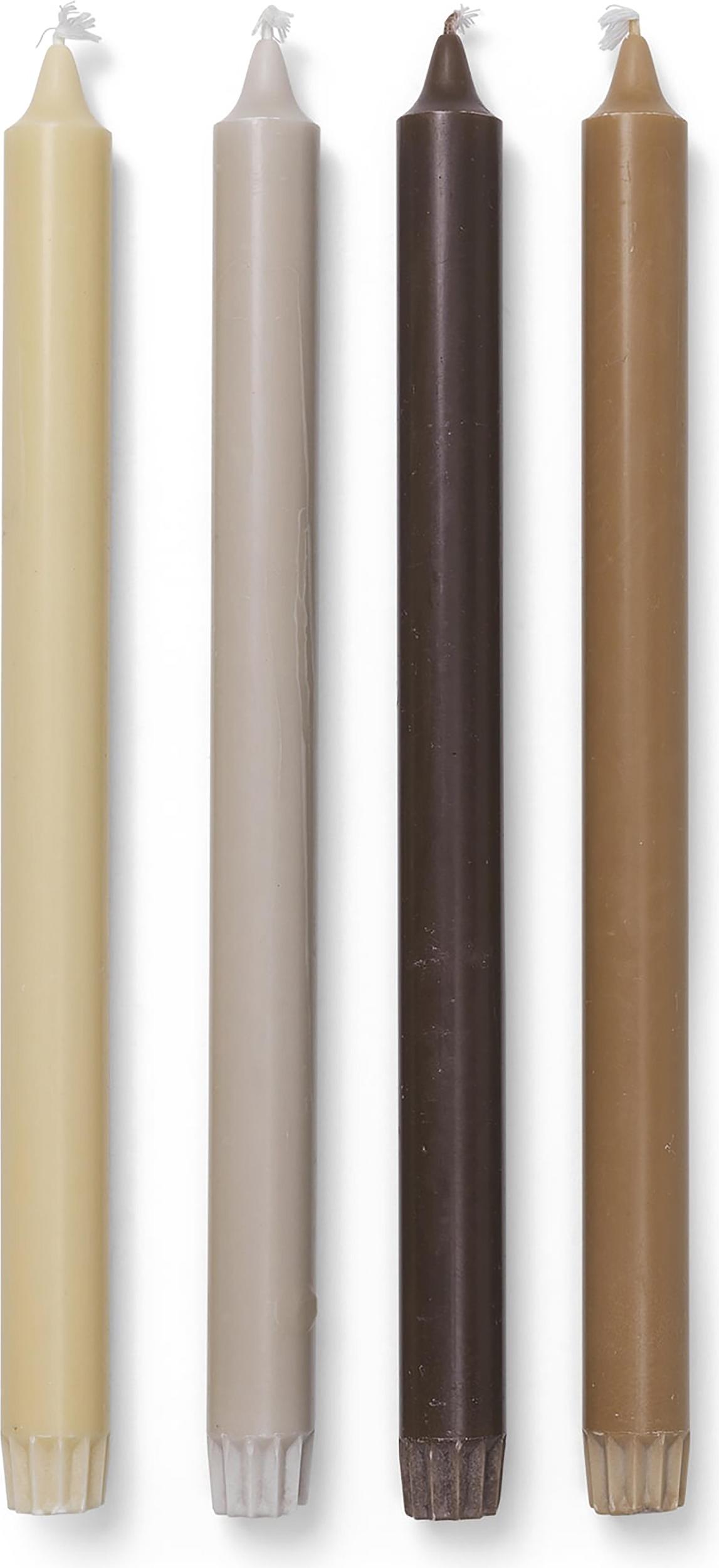 Pure Kerzen nude 4 St.