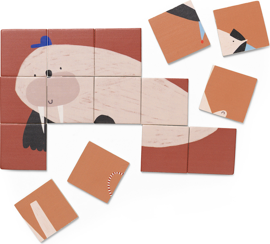 Puzzle dvostrano konj i morž