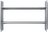Regał Lager 77 cm aluminiowy