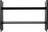 Regał Lager 77 cm czarny