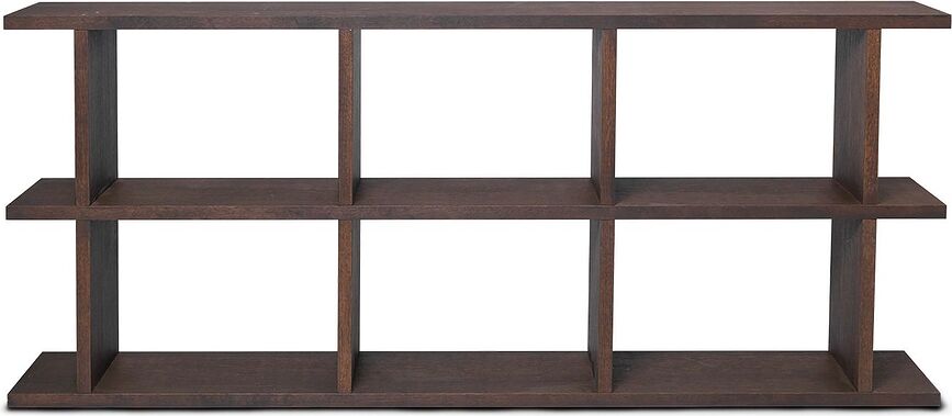 Regál na knihy Kona 170 x 72 cm tmavý dub