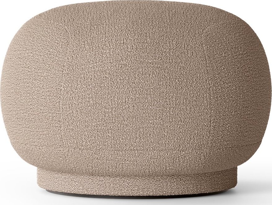 Rico Bouclé Pouf sandfarbig