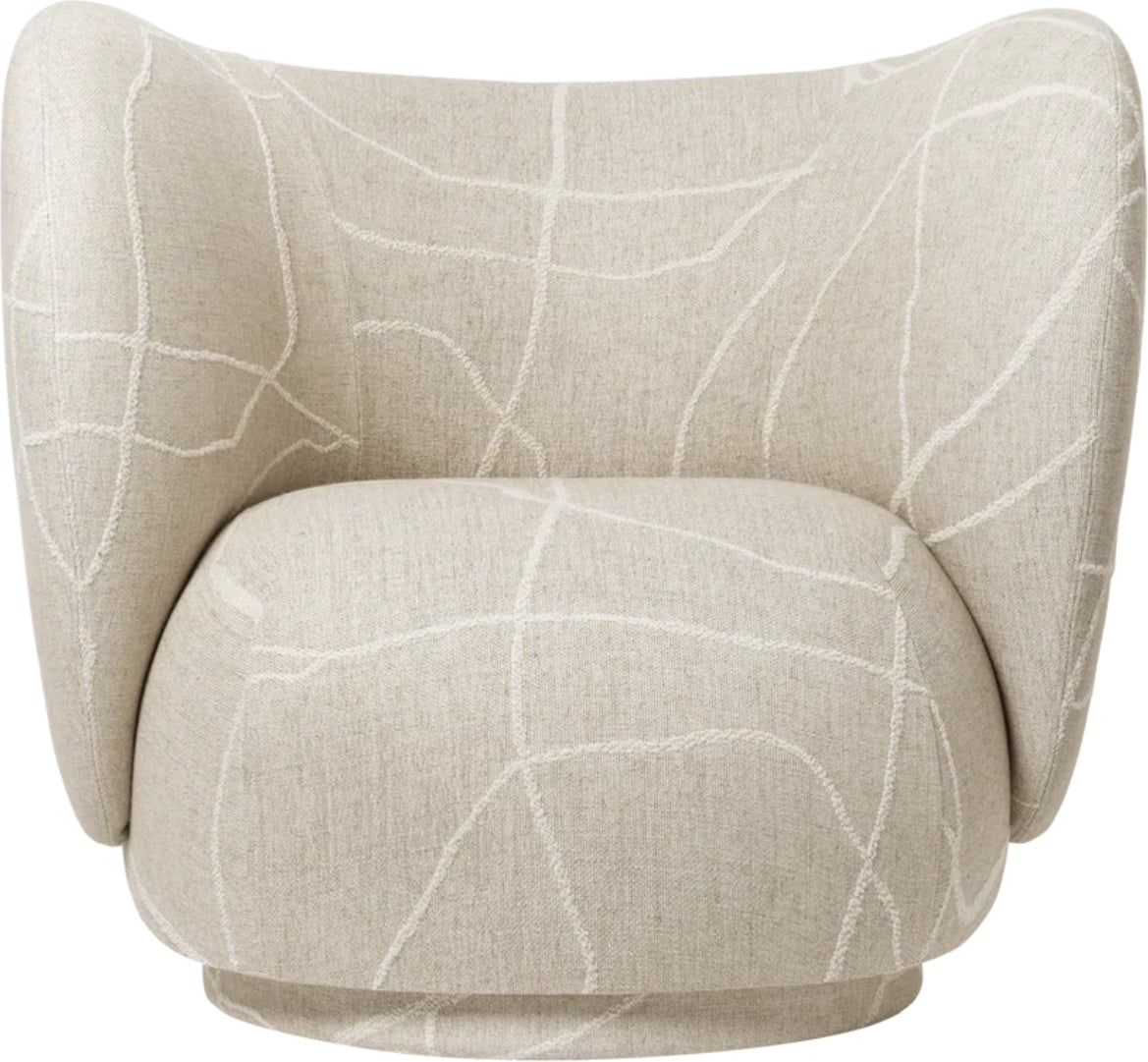 Rico Lounge Drehsessel, beige