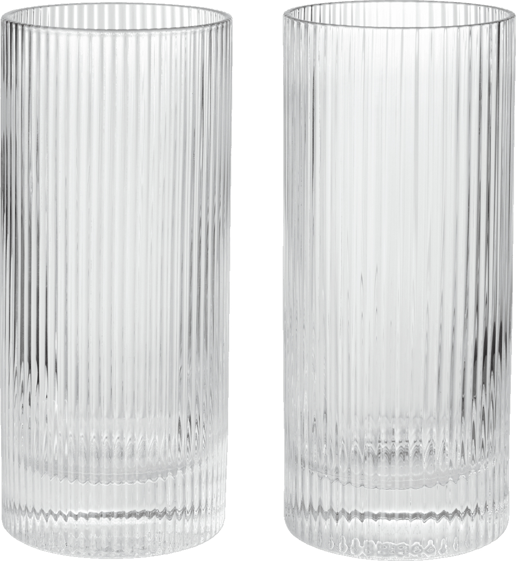 Ripple Gläser hoch 480 ml, klar, 2 St.