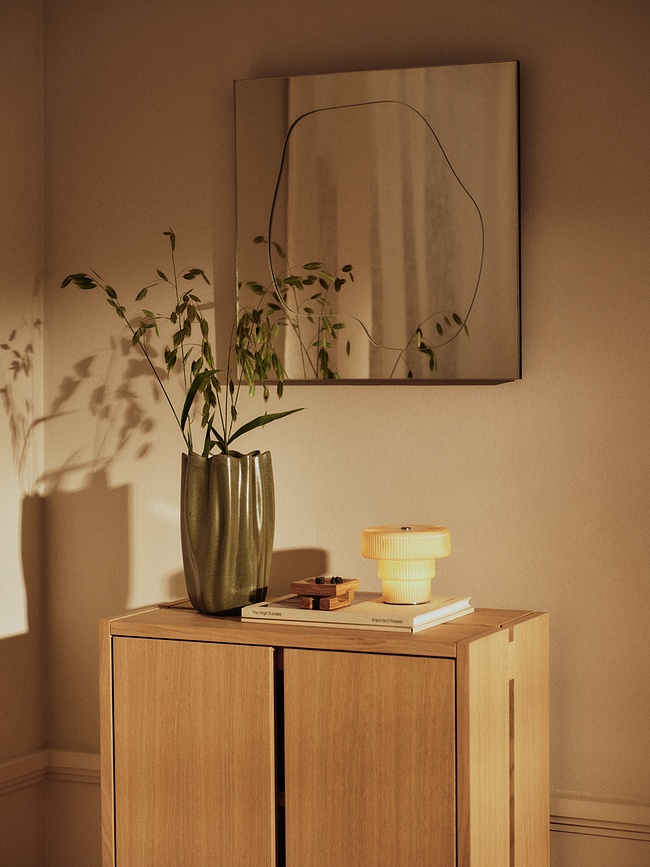 Lampe de table sans fil Ripple, rose clair