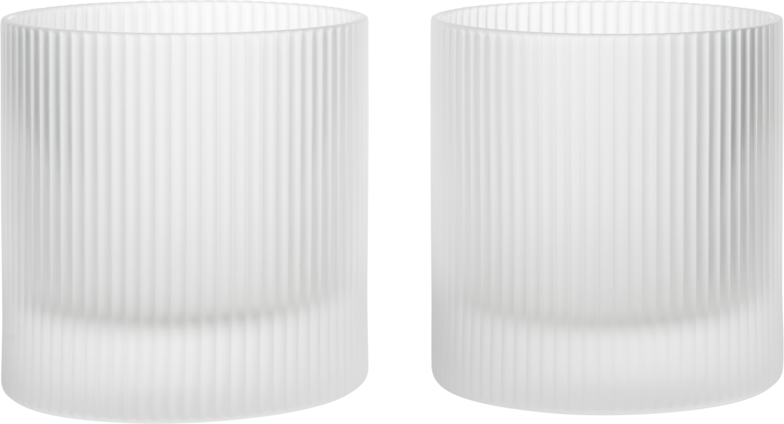 Ripple Tumbler Gläser 250 ml, gefrostet, 2 St.