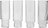 Ripple Verres hauts, transparents, Lot de 4