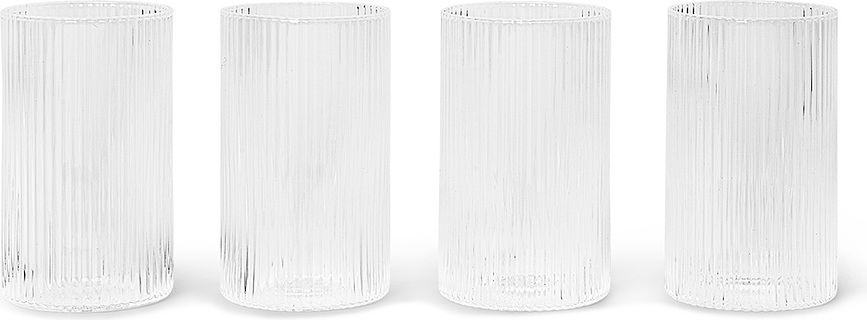 Ripple Verres givrés, Lot de 4