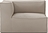 Rohová sedačka levá Catena Cotton Linen 120 cm béžový