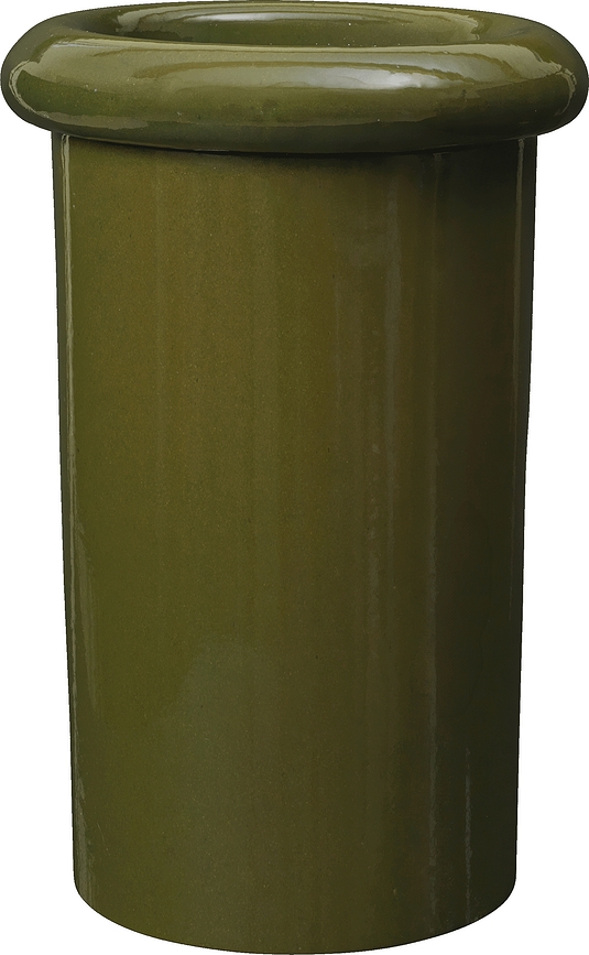 Rollo Γλάστρα με πιατάκι, 46 cm, πράσινο βρύο