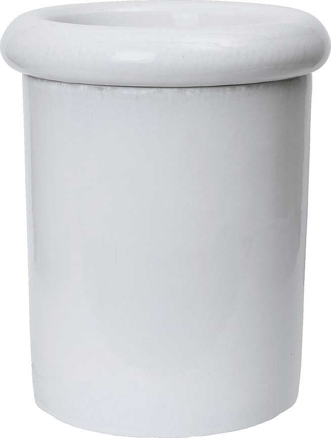 Rollo Pot de Fleurs avec soucoupe 36 cm, blanc