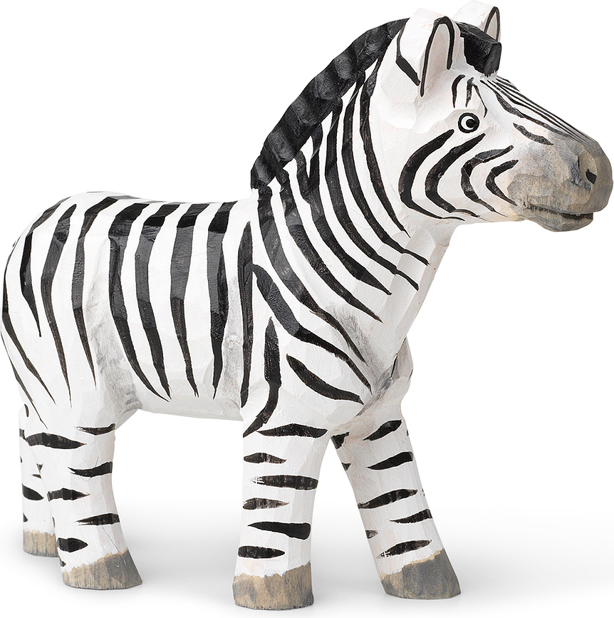 Rotaļlieta Animal zebra koka