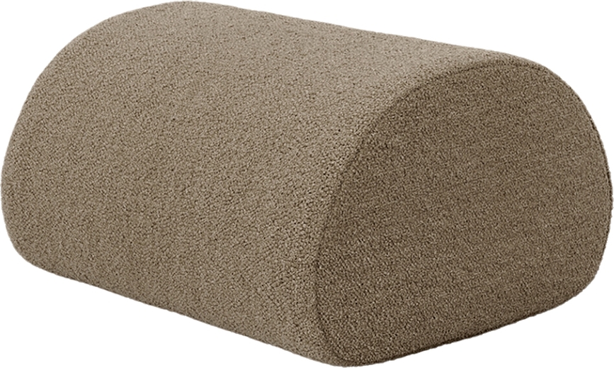 Rouli Bouclé Garten-Pouf sandfarbig