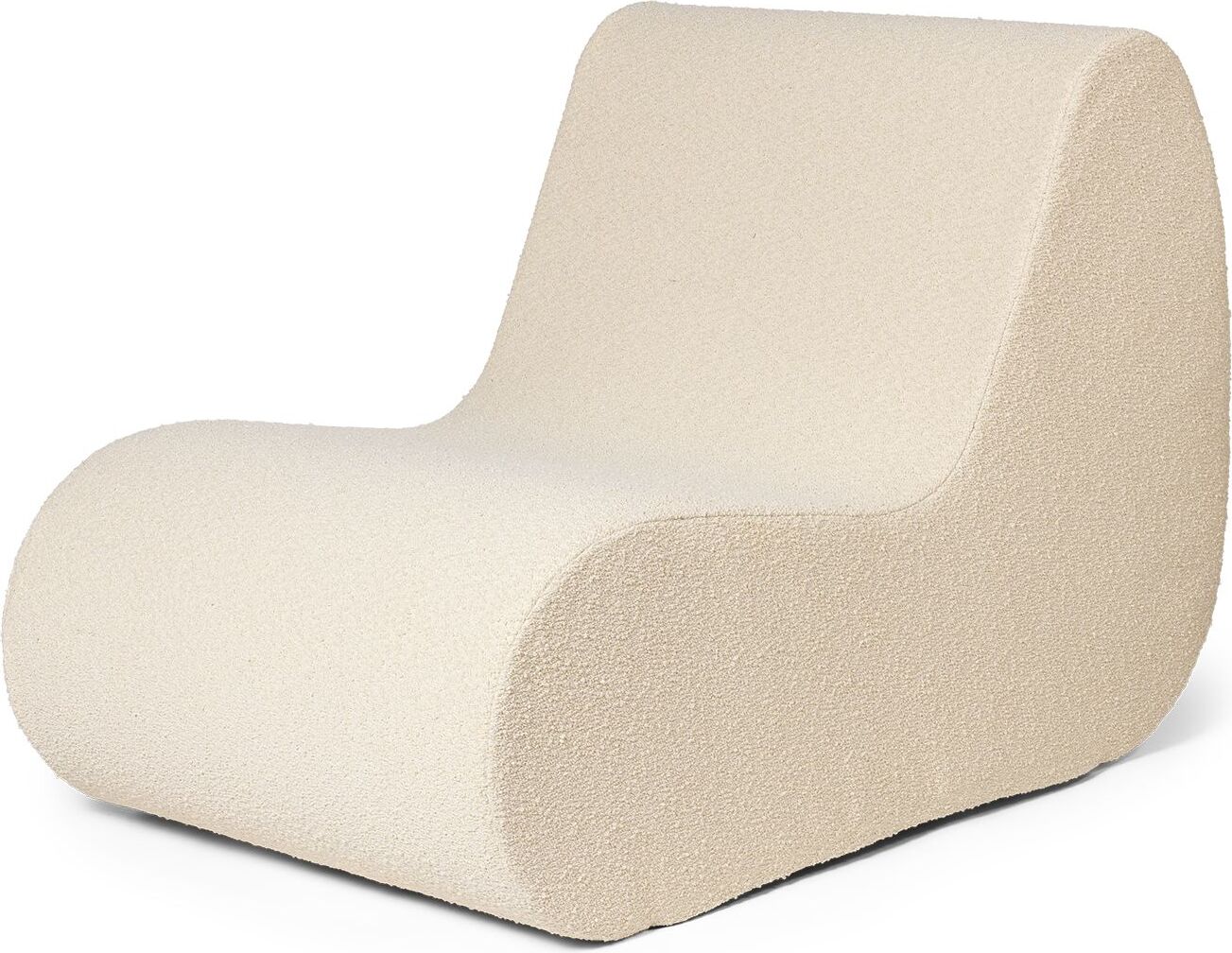 Rouli Bouclé Gartenliege gebrochenes Weiß