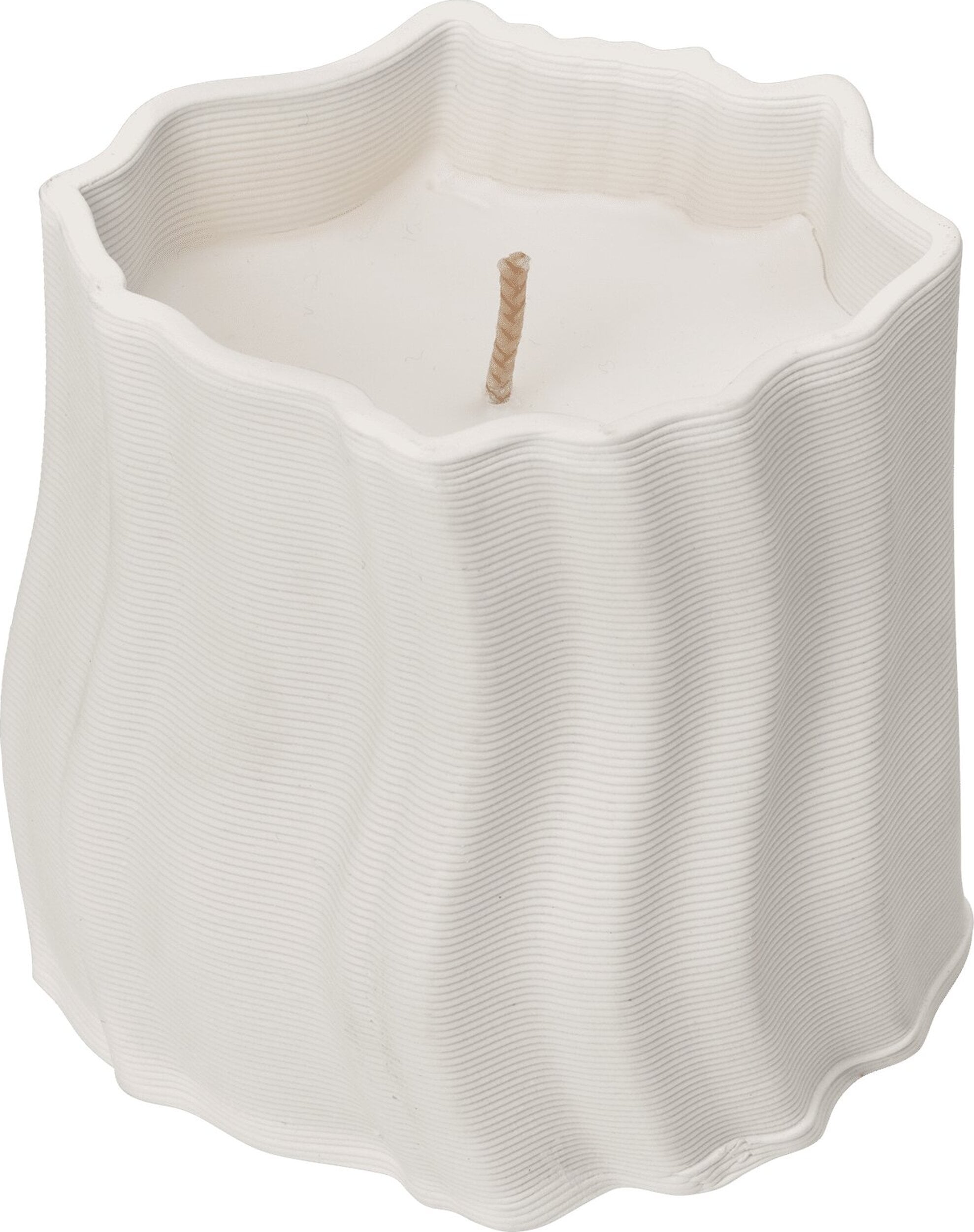 Rylith Duftkerze 9 cm, gebrochenes Weiß