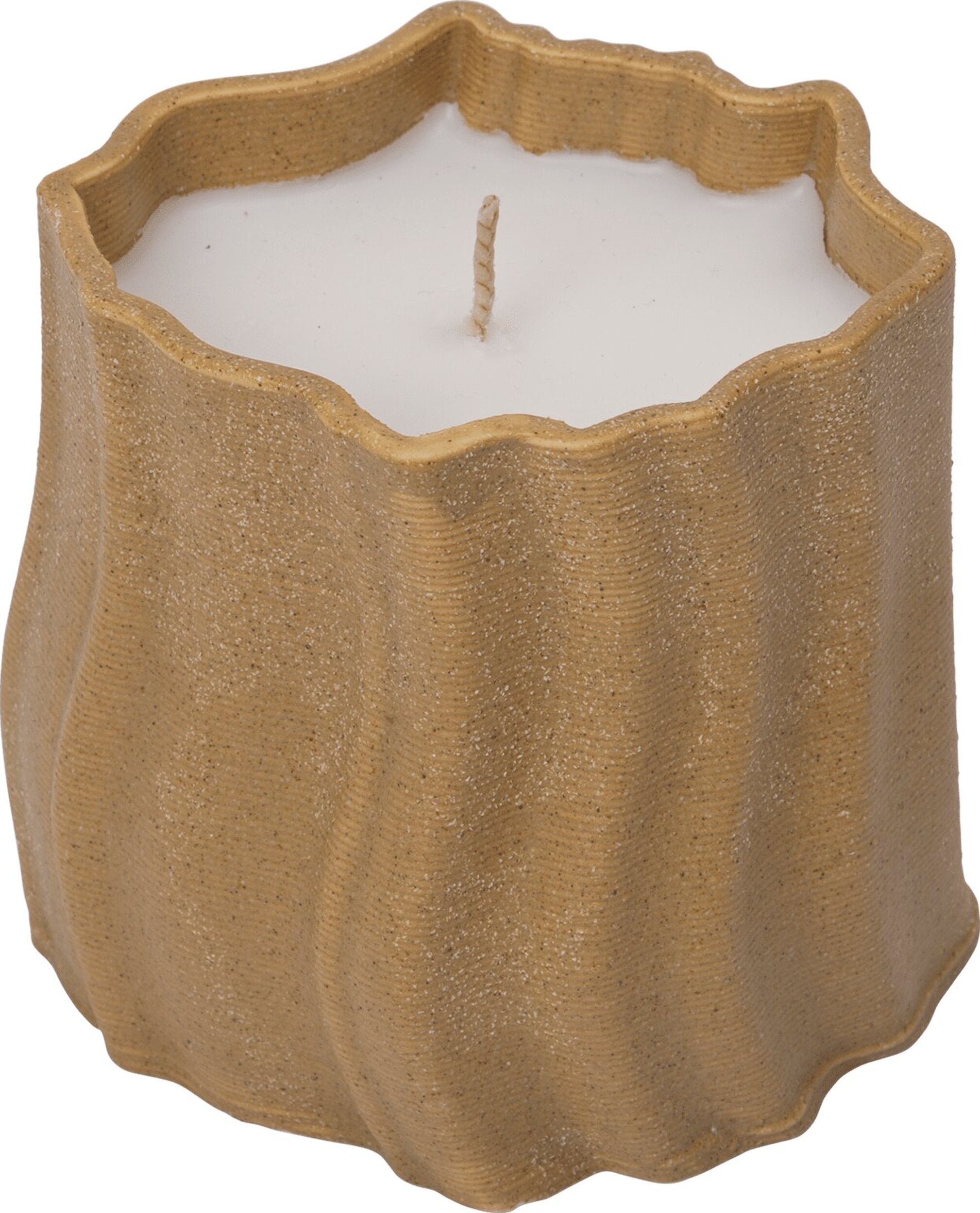 Rylith Duftkerze 9 cm, gedämpftes Gelb
