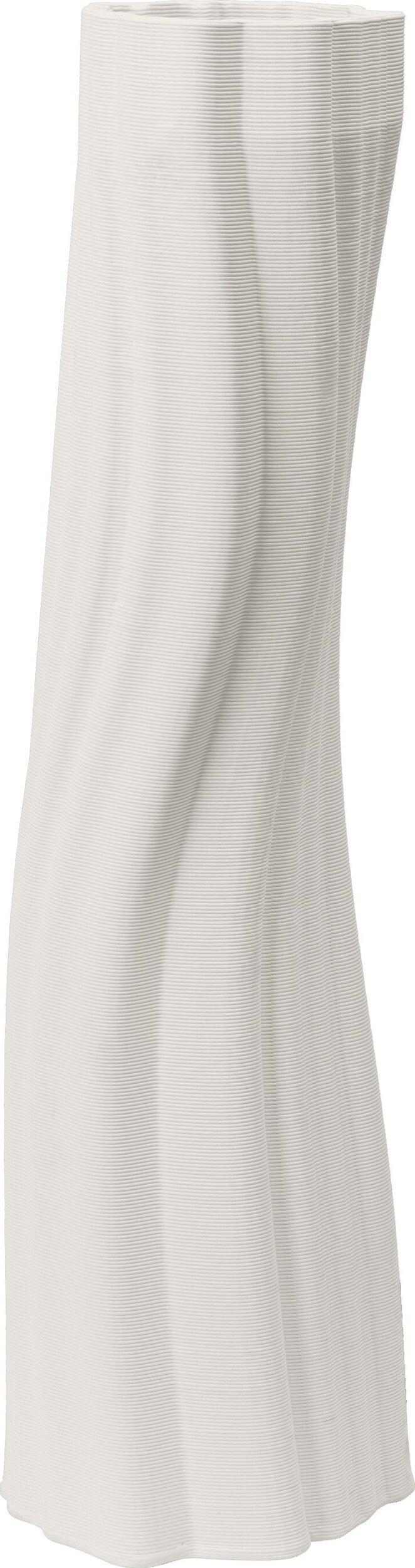 Rylith Vase 70 cm, gebrochenes Weiß