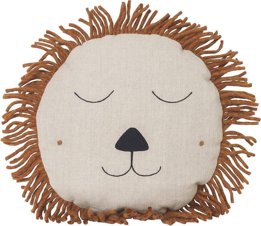 Safari Coussin, motif lion