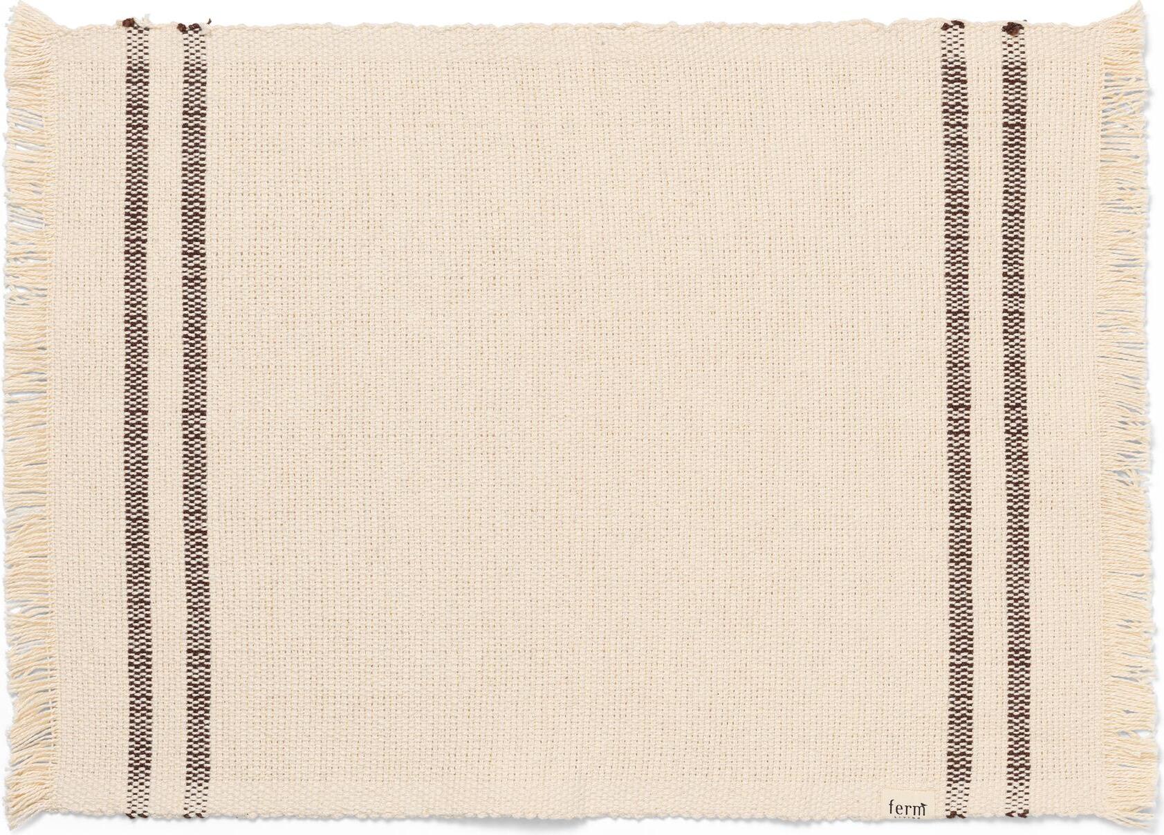 Savor Tellerunterlage 50 cm weiß-schokoladenbraun