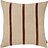 Senti Cushion cover 50 x 50 cm striped dark brown